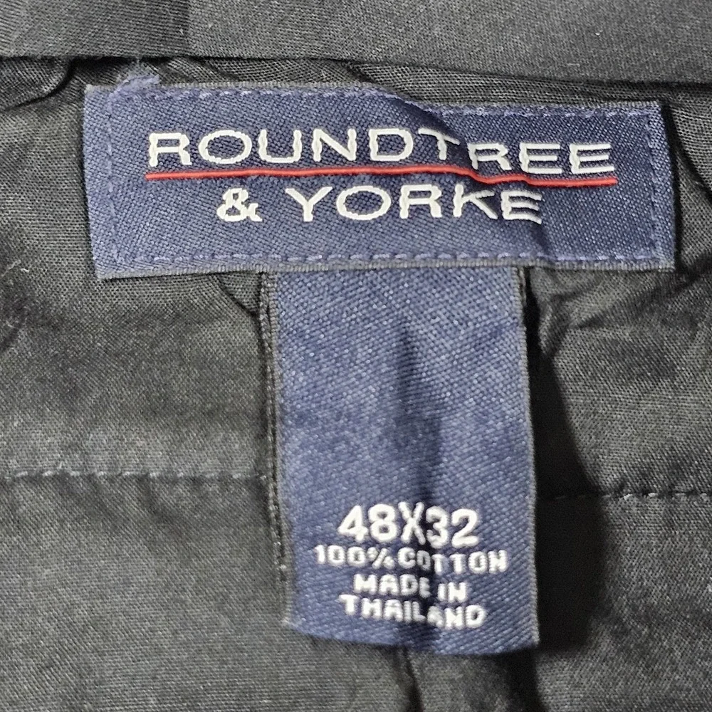 Roundtree and Yorke Non‎ Iron Performance Chino Men's Beige Pants Size 48x32